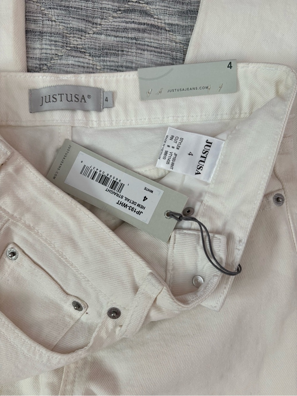Just USA IN THE COUNTRYSIDE STRAIGHT LEG JEANS Sz 4 NWT | Straight Leg Jeans- - Picture 7 of 15